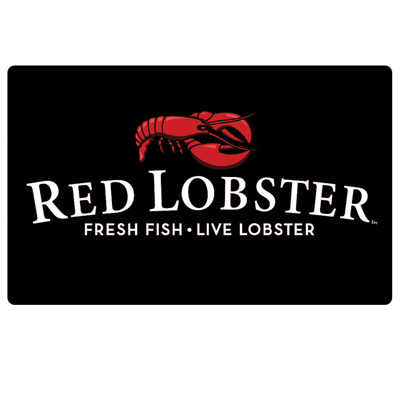 RED LOBSTER<sup>®</sup> $10 Gift Card - Perfect for anyone who loves fresh seafood! This gift card is worth $10 at any Red Lobster restaurant.