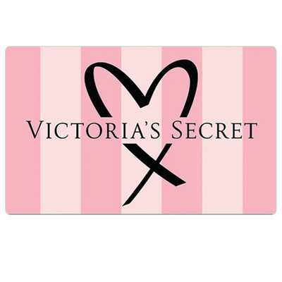 VICTORIA SECRET<sup>&reg;</sup> $10 Gift Card - Victoria's Secret is an iconic lingerie and intimates brand. A Victoria's Secret Gift Card unlocks a world of excitement through modern, fashion-inspired collections and signature pieces. Shop intimates, lingerie, sleepwear and athleisure apparel, as well as award-winning fragrances and body care.