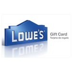 LOWE'S HOME IMPROVEMENT<sup>®</sup> $10 Gift Card 